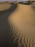 Wind-Rippled Sand Dunes in Death Valley  California
