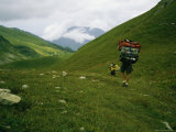 Cavers Pack Out of Camp at the End of the Expedition