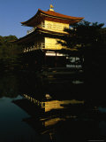 Kinkakuji  the Golden Pavilion  is Reflected in the Water