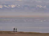 Fishing in the Beaufort Sea  Barter Island  Alaska