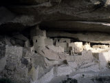 The Ruins of the Anasazi Cliff Dwelling of Mesa Verde  Colorado