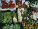 A Farmer's Market Selling Vegetables in Venice  Italy