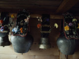 Decorative Cowbells  La Dent Mountain  Chateau d'Oex  Vaudois Alps  Switzerland