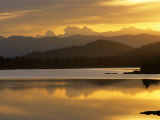 Rainbow Lake in the Salish Mountains  Montana  USA