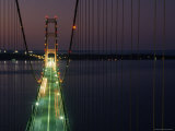 Mackinac Bridge  One of the World's Longest Suspension Bridges  St Ignace  Michigan