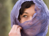 A Female Wearing a Head Scarf