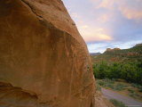 Petroglyphs on a Wall in Dinosaur National Monument in Colorado