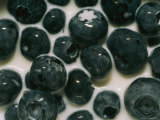 Fresh Blueberries in Milk