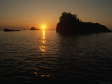 Sunset over the Lake  Rock Harbor  Isle Royale National Park  Michigan