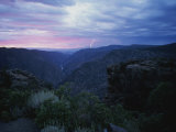A Lightning Storm at the Black Canyon of the Gunnison  Colorado