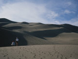 A Couple Look at the Dunes in Great Sand Dunes National Monument
