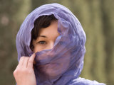 A Female Wearing a Head Scarf
