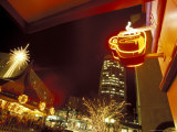 Holiday Season in Downtown Seattle  Washington  USA