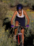 Mountain Biker  Santa Fe  New Mexico  USA
