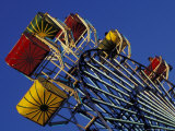 Amusement Ride at the Washington State Fair in Puyallup  Washington  USA