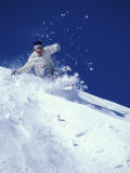 Skiing in Taos  New Mexico  USA