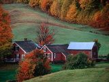 Jenne Farm in the Fall  near Woodstock  Vermont  USA