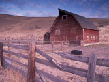 Red Barn  Wallowa County  Oregon  USA