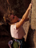 Rock Climbing  Cochiti Mesa  New Mexico  USA