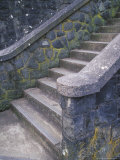 Step and Stone Wall Detail at the Vista House  Oregon USA
