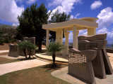 Memorial Japanese Garden at Two Lovers Point  Guam  USA