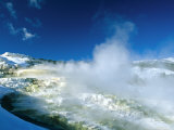 Mammoth Hot Springs in Winter  Yellowstone National Park  Wyoming  USA