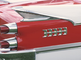 Tail Lights and Fin on Sleek Antique Car