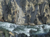 Yellowstone River  Yellowstone National Park  Wyoming  USA