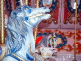 Decorated Carousel Pony  Seattle  Washington  USA