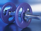 Purple Plastic Dumbbell for Workout