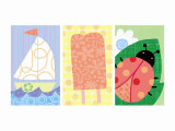 Signs of Summer Triptych