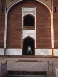 Red Brick Door of Religious Synagogue