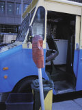 Delivery Truck Parked at Meter