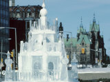Fragile Artistic Ice Sculpture