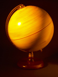 Globe Spinning Fast