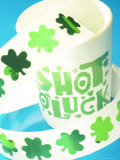 Green Shamrock Sticker Decorations