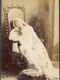 Sarah Bernhardt French Actress Drooping in a Chair