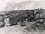 Action on the Western Front Photographed from German Trenches