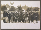 Unidentified Band in a Suburban Setting Probably in Northwest London