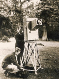 John Logie Baird Demonstrates His Noctovisor