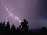 Lightning Over the Rockies