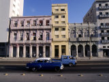 Along the Malecon  Havana  Cuba