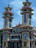 Exterior  Great Cao Dai Temple  Tay Ninh  Vietnam