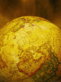 World Globe Showing No America
