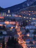 Town View with Ave de la Republique  Alpes Briancon