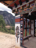 Detail of Stupa Outside of Paro  Bhutan