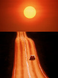 Sunset Over Highway