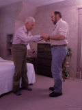 Physical Therapist with Mature Patient