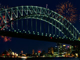 Iron Bridge at Night  Sydney