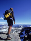 Hiker  Bald Mt  High Uintas  UT